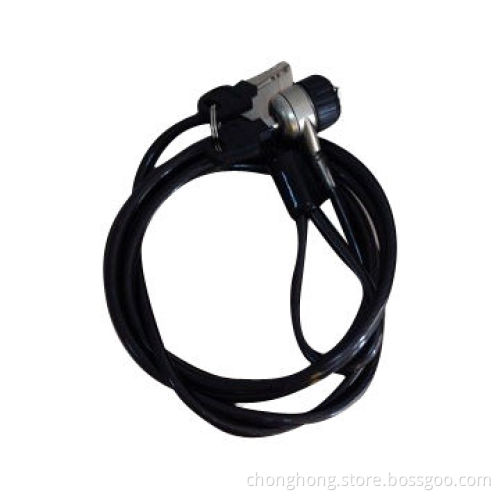 Double head computer lock, zinc alloy lock housing material, w/ two lock head, key-operated machines